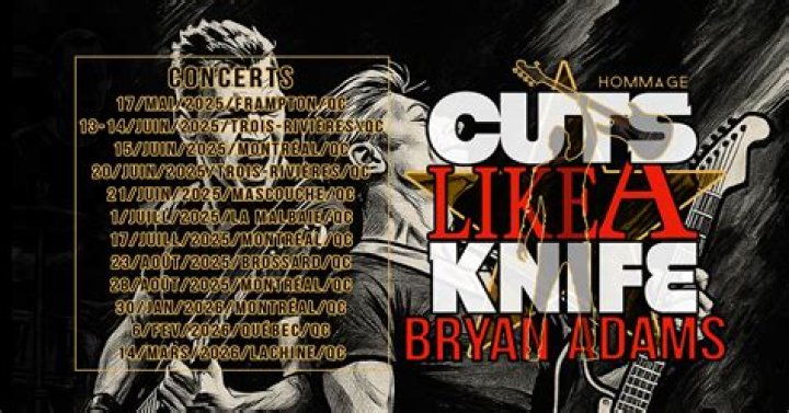 Bryan Adams’s
Cuts Like A Knife Lyrics
