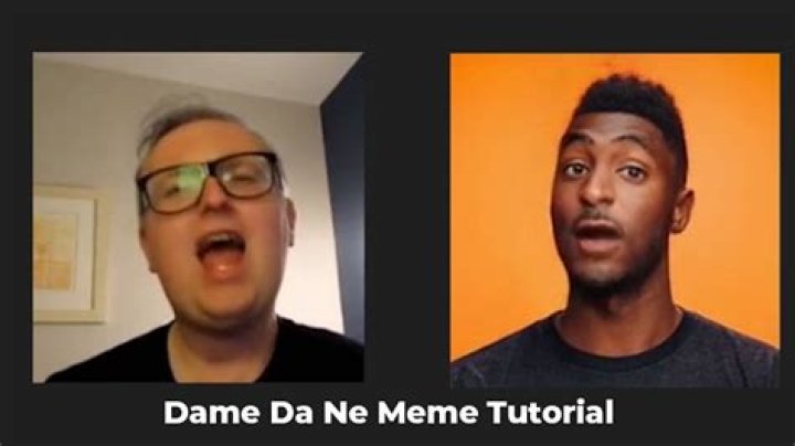How to make dame da ne meme